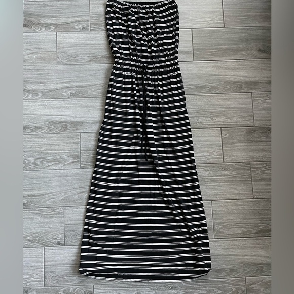 J. Crew Strapless Maxi Striped Dress, Amie Style, with pockets, Size XXS!•Boho - Picture 7 of 15